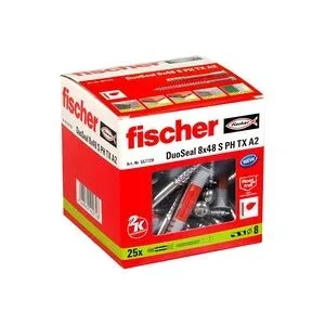 Fischer 557728 DuoSeal Dübel 48 mm 8 mm 25 St.