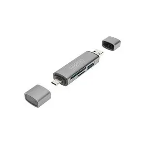 Digitus Dual Card Reader USB-C / USB 3.0, OTG, Kartenleser
