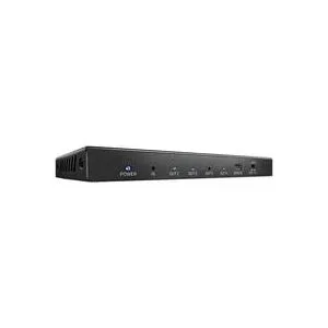 LINDY 38236 4 Port HDMI-Splitter 3840 x 2160 Pixel Schwarz