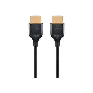 Goobay Slim High-Speed-HDMI-Kabel mit Ethernet, 4K @ 60Hz