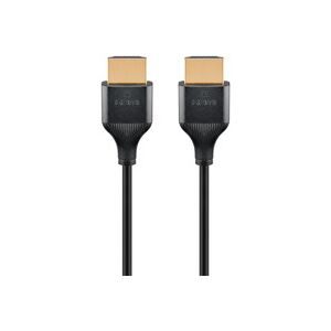 Goobay Slim High-Speed-HDMI-Kabel mit Ethernet, 4K @ 60Hz
