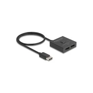 Delock DisplayPort Switch 2 > 1 bidirektional 8K