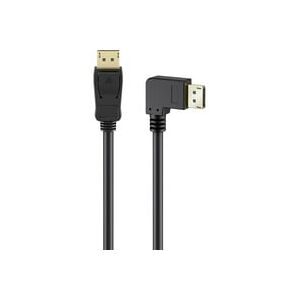 Goobay Kabel DisplayPort Stecker 90° > DisplayPort Stecker, 8K / 144Hz