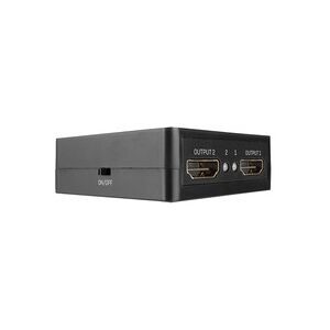 LINDY 38358 2 Port HDMI-Splitter 3840 x 2160 Pixel Schwarz