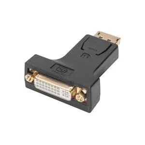 Digitus AK-340603-000-S DisplayPort / DVI Adapter [1x DisplayPort Stecker - 1x DVI-Buchse 24+5pol.] Schwarz