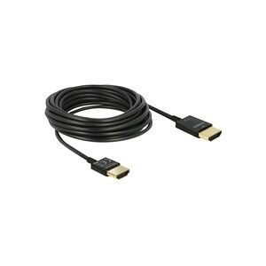 Delock Kabel 4K 60Hz HDMI - HDMI, 3 m, Schwarz