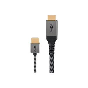 Goobay Plus Slim High-Speed-HDMI-Kabel mit Ethernet, 4K @ 60Hz