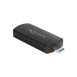 Delock Wi-Fi 6E Dualband WLAN USB Adapter AX5400 (2 x 2402 + 574 Mbps)