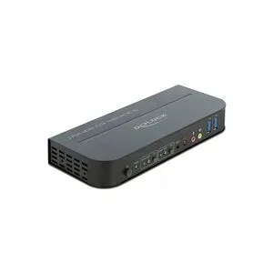 DeLock - 11481 Tastatur/Video/Maus (KVM)-Switch Schwarz
