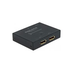 Delock DisplayPort Switch 2 - 1 bidirectional 8K 30Hz