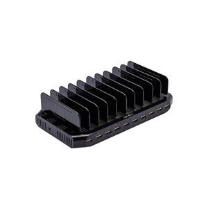 LINDY 96W 10 Port USB Charge Station Lade- und Managementsystem Station Smartphone, Tablet für USB-Typ A verkabelt