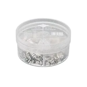 Knipex 97 99 910 Aderendhülsen-Sortiment 0.5 mm², 0.75 mm², 1 mm², 1.5 mm², 2.5 mm² Unisoliert 1900 St.