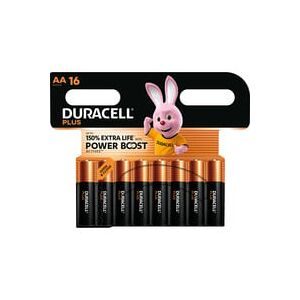 Duracell Plus Power Boost MN1500 Mignon (AA)-Batterie 1.5 V 16 St.