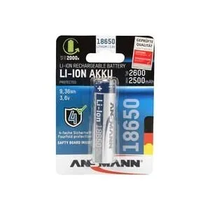 Ansmann 18650 9,36 Wh Spezial-Akku 18650 Li-Ion 3.7 V 2600 mAh 1 St.
