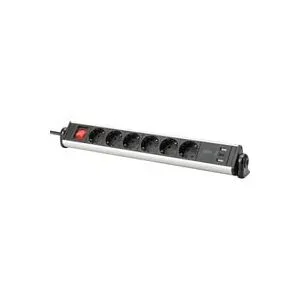 Digitus Office-Steckdosenleiste 6-fach, 3x USB