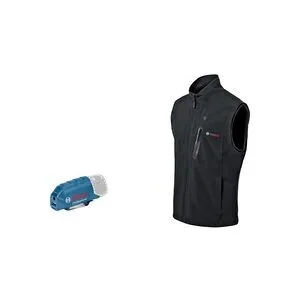 Bosch Professional 06188000EC Beheizbare Weste GHV 12+18V XA Kleider-Größe: L Schwarz