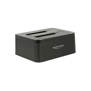 Delock 62661 SATA 6 Gb/s, DC-Buchse 3.5 mm Festplatten-Dockingstation