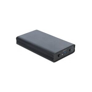 Delock Externes Gehäuse für 3.5? SATA HDD mit SuperSpeed USB, Laufwerksgehäuse