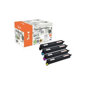 Peach B248 XL 4 Toner XL (bk, c/m/y) ersetzt Brother TN-248XL für z.B. Brother HLL 3215 CW, Brother MFCL 8390 CDW, Brother MFCL 3740 CDW