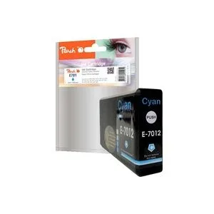 Peach E70 Druckerpatrone XL cy ersetzt Epson T7012 c, C13T70124010 für z.B. Epson WorkForce Pro WP -4015 DN, Epson WorkForce Pro WP -4095 DN