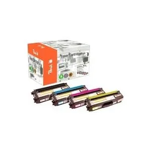 Peach B421 4 Toner (bk, c/m/y) ersetzt Brother TN-421 für z.B. Brother DCPL 8410 CDW, Brother MFCL 8690 CDW, Brother DCPL 8410 CDN