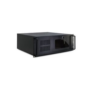 Intertech - Ipc 4u-4088-s, Schwarz