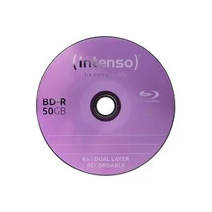 INTENSO Blue-ray 25 GB, 6x, Record. 5001115 Cake Box 50 Discs