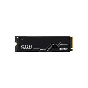 KINGSTON KC3000D Festplatte, 2 TB SSD M.2 via NVMe, intern