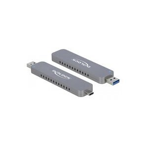 Delock Externes Gehäuse USB-A/C - NVME M.2 SSD