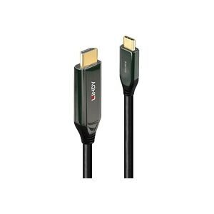 LINDY USB-C® Adapterkabel USB-C® Stecker, HDMI-A Stecker 1.00 m Schwarz 43367 8K UHD HDMI-Kabel