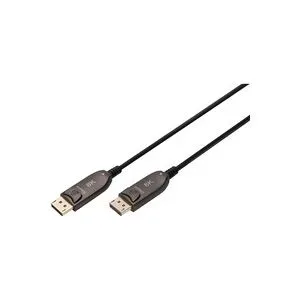 Digitus DisplayPort AOC Hybrid Glasfaserkabel, UHD 8K