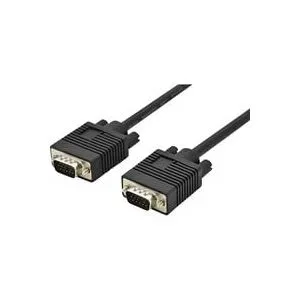Digitus VGA Anschlusskabel VGA 15pol. Stecker, VGA 15pol. Stecker 3.00 m Schwarz AK-310103-030-S Rund, doppelt