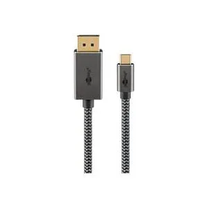 Goobay USB Adapterkabel, USB-C Stecker > DisplayPort Stecker, 4K 60Hz