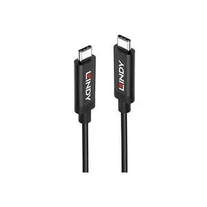 LINDY - USB Kabel 3 m USB 3.2 Gen 2 (3.1 Gen 2) USB C, Schwarz, One Size