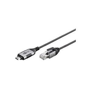 Goobay Ethernet-Adapterkabel USB-C 3.2 Gen2 > RJ-45, Slim