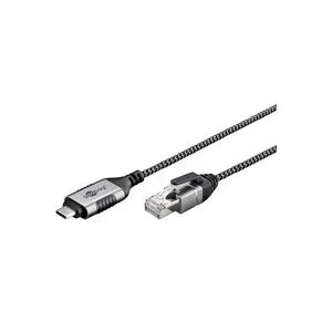 Goobay Ethernet-Adapterkabel USB-C 3.2 Gen2 > RJ-45, Slim