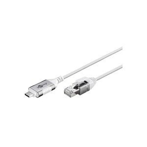 Goobay Ethernet-Adapterkabel USB-C 3.2 Gen2 > RJ-45, Slim
