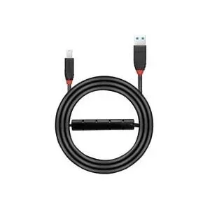 LINDY USB-Kabel USB 3.2 Gen1 USB-A Stecker, USB-B Stecker 10.00 m Schwarz Aktiv mit Signalverstärkung 43227