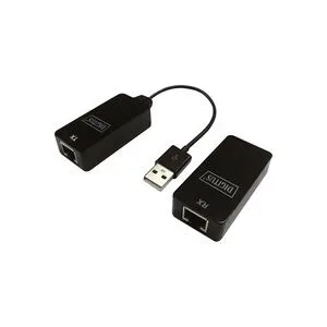 Digitus USB 2.0, Computer, Maus, Netzwerk, Notebook, Tastatur/Maus Adapter [1x USB 2.0 Buchse A, USB 2.0 Stecker A - 2x