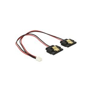 Delock 2Pin Buchse > 2x SATA 15Pin Buchse, Y-Kabel