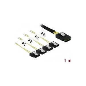 Delock Adapterkabel Mini SAS SFF-8087 > 4x SATA 7Pin