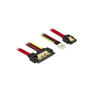Delock Adapterkabel SATA 7Pin + Floppy 4Pin > SATA 22Pin