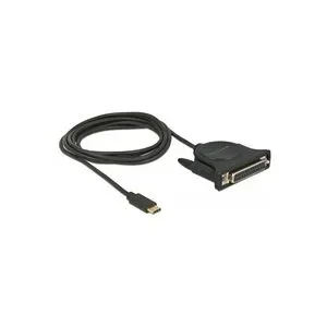 Delock USB 2.0 Adapterkabel, USB-C Stecker > Parallel DB25 Buchse