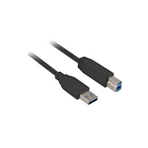 Sharkoon USB 3.2 Gen 1 Kabel, USB-A Stecker > USB-B Stecker