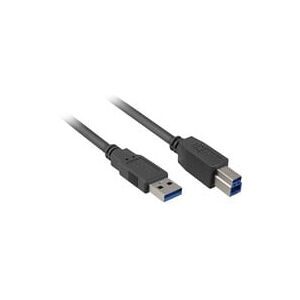 Sharkoon USB 3.2 Gen 1 Kabel, USB-A Stecker > USB-B Stecker