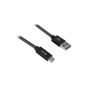 Sharkoon USB 3.2 Gen 2 Kabel, USB-A Stecker > USB-C Stecker