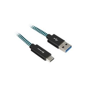 Sharkoon USB 3.2 Gen 2 Kabel, USB-A Stecker > USB-C Stecker