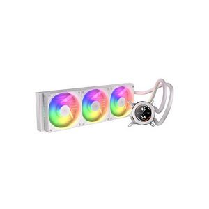 Krux HydroGlance 360 LCD White, Wasserkühlung