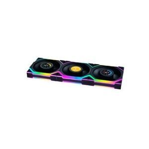 Lian Li Lian Li UNI FAN SL Wireless LCD Lüfter, ARGB, PWM, 3er-Pack inkl. Controller PC-Gehäuse-Lüfter Schwarz (B x H x