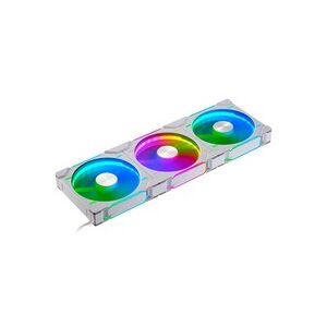 Phanteks D30 PWM Regular Airflow D-RGB PC-Gehäuse-Lüfter Weiß (B x H x T) 140 x 30 x 140 mm inkl. LED-Beleuchtung